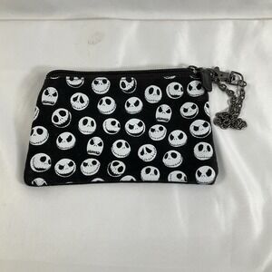 Disney Nightmare Before Christmas Jack Skellington Coin Purse Pin Trading Pouch
